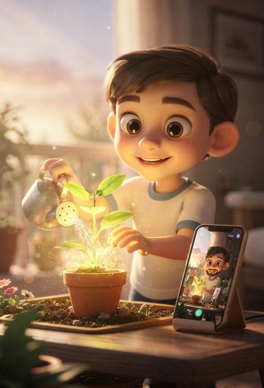 Plant and Baba cover (boy)