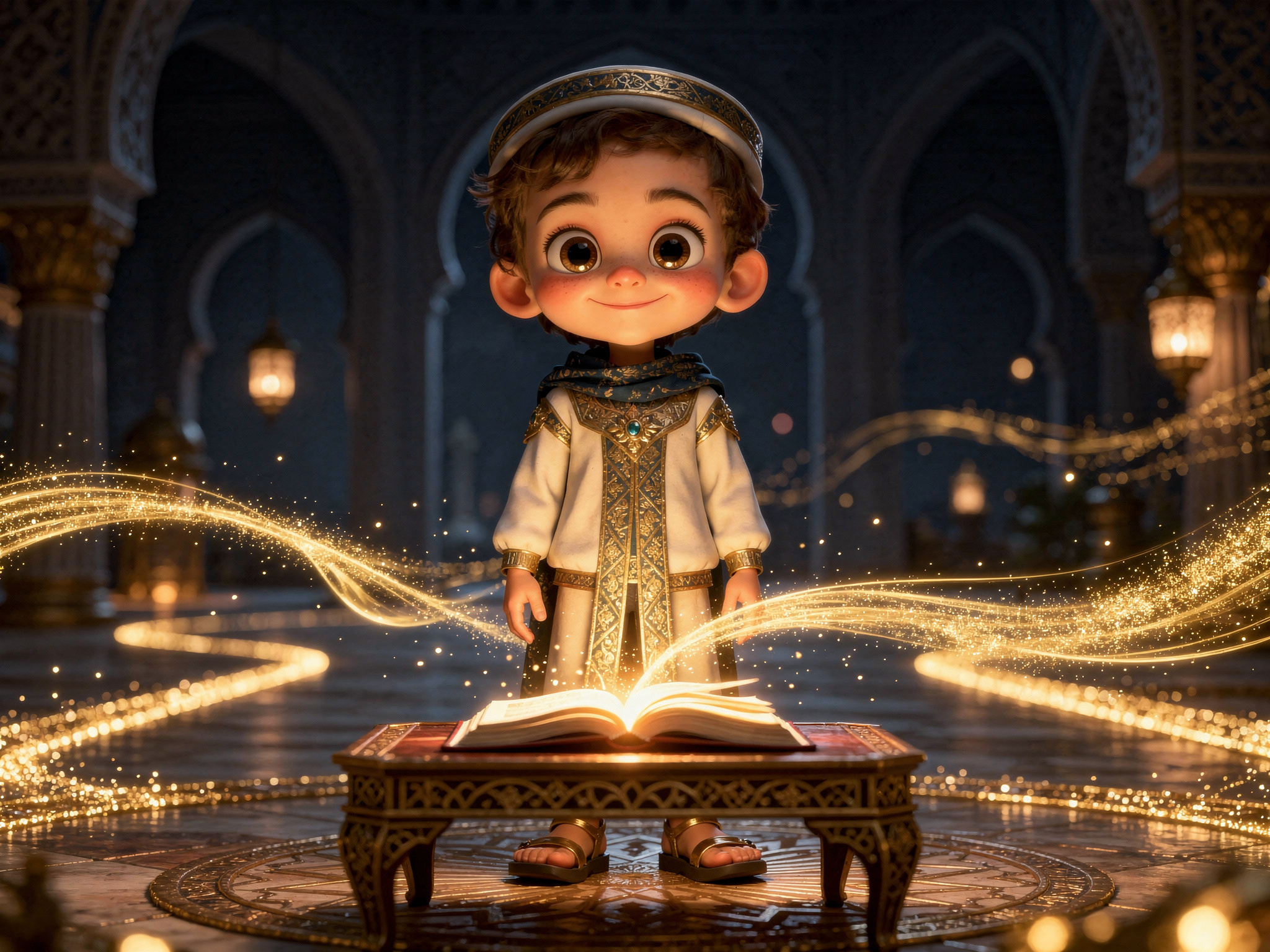 The child becomes the hero of their own personalised Zanoura Kids story